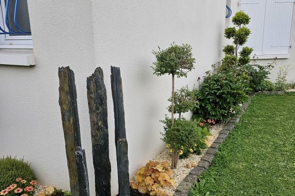Piquets de schiste après
